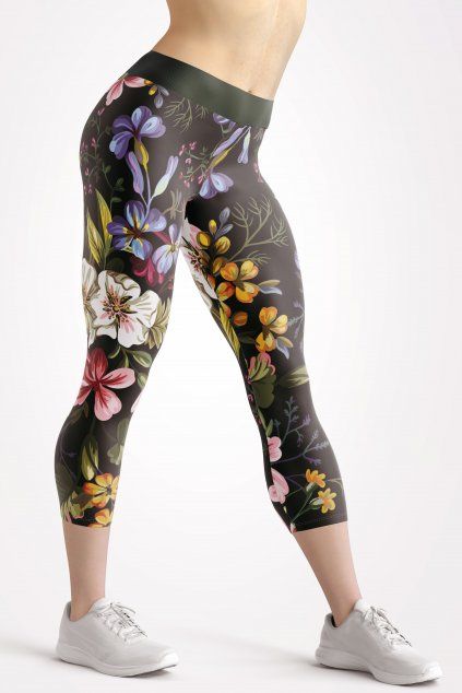flower garden 3 4 leggings by utopy