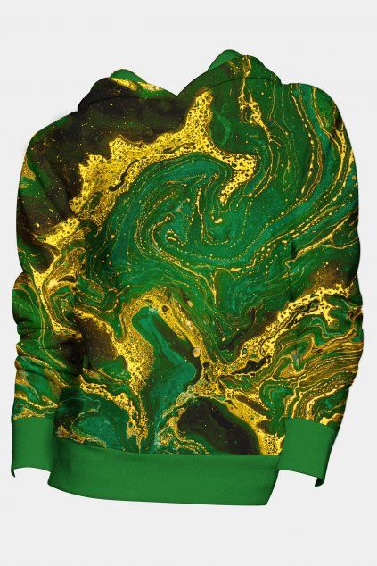 mikina green ease front by utopy