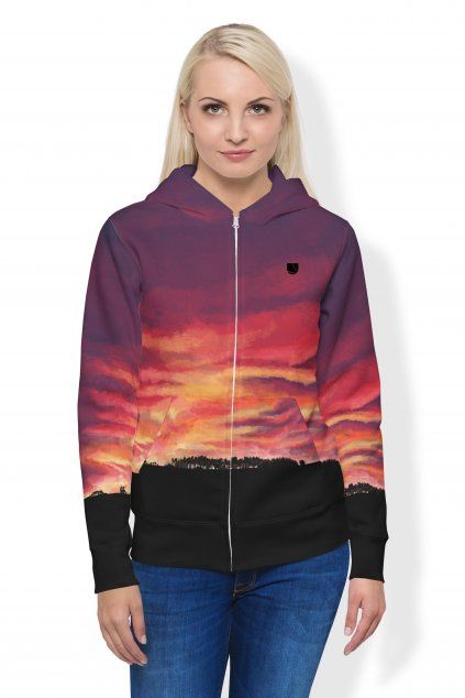 skyfall mikina na zip front by utopy