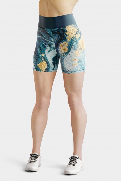 biker shorts turquoise ardency front by utopy
