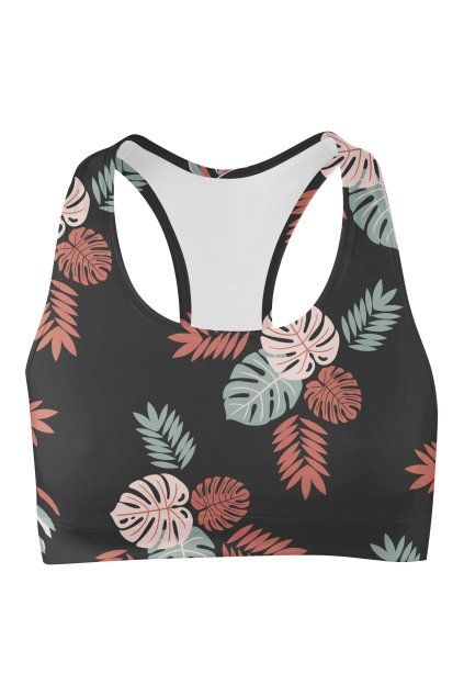 elegant jungle sport bra front by utopy