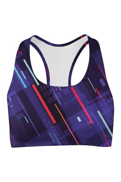 night district sport bra front by utopy