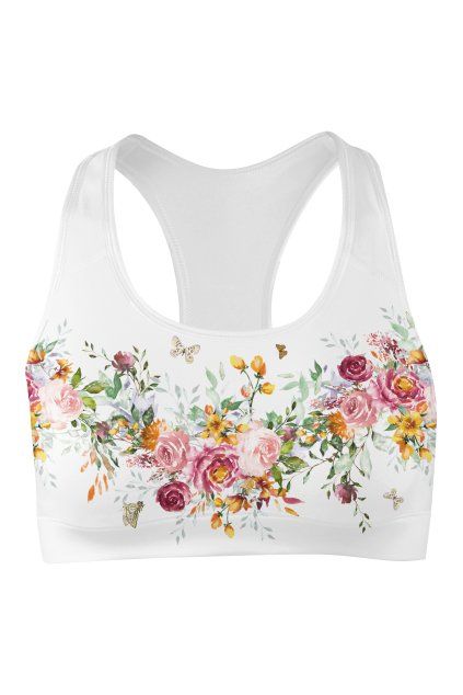 pure beauty summer edition sport bra front by utopy