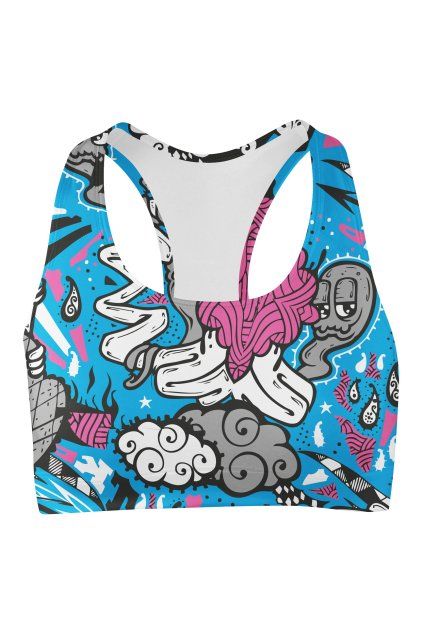toon hype sport bra front by utopy