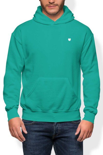 panska mikina deep aquamarine front by utopy