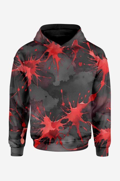 panska mikina blood splash fullprint by utopy
