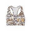 golden rozes sport bra front by utopy
