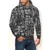 panska mikina black headliner fullprint front by utopy