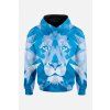 panska mikina blue lion fullprint by utopy