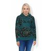 dark beauty fullprint mikiny na zip front by utopy